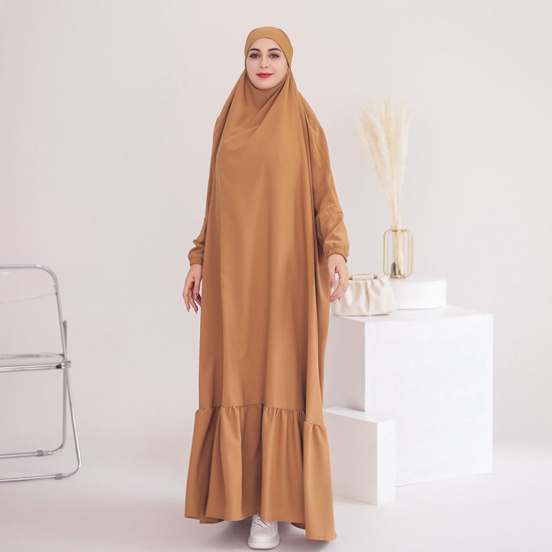 Nida Long Robe Prayer Dress Overhead Abaya Dress Jilbab