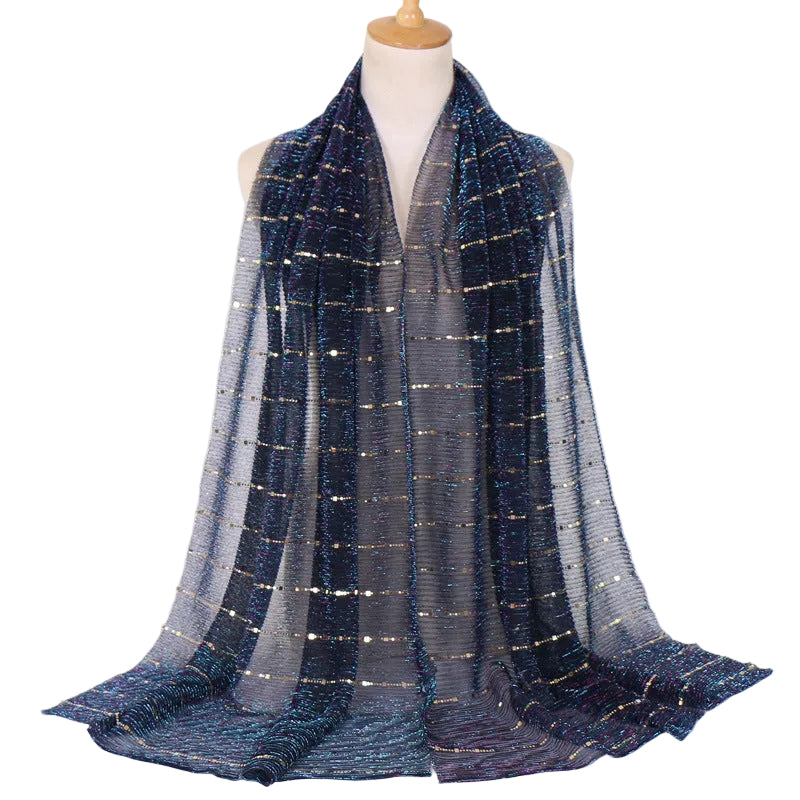 Muslim Women Sequins Hijab Scarf #26VS064