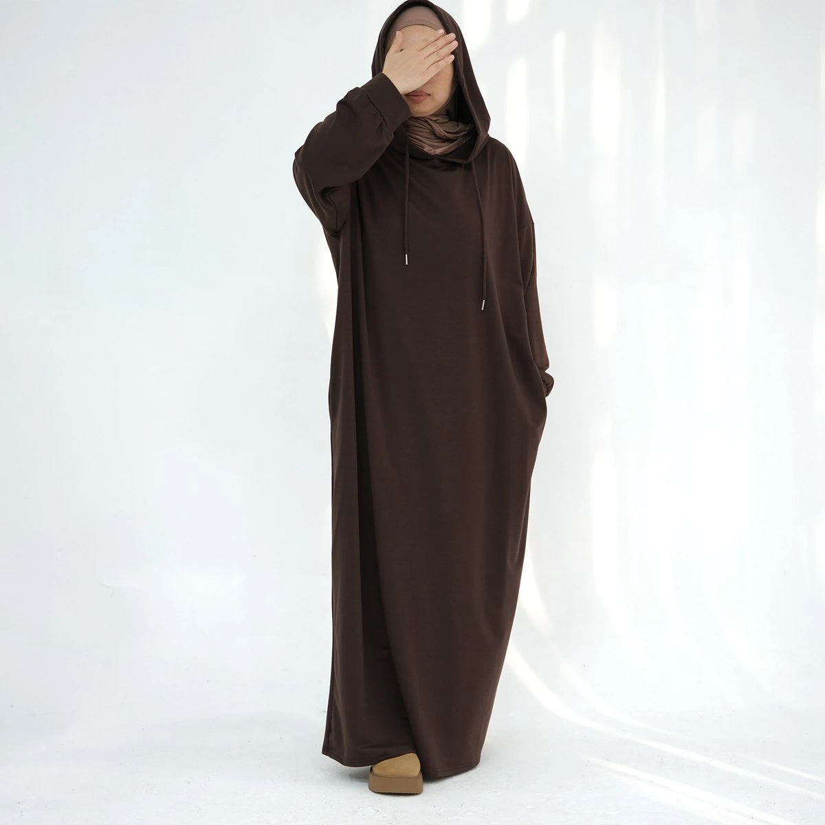 فستان عباية بغطاء رأس #24921