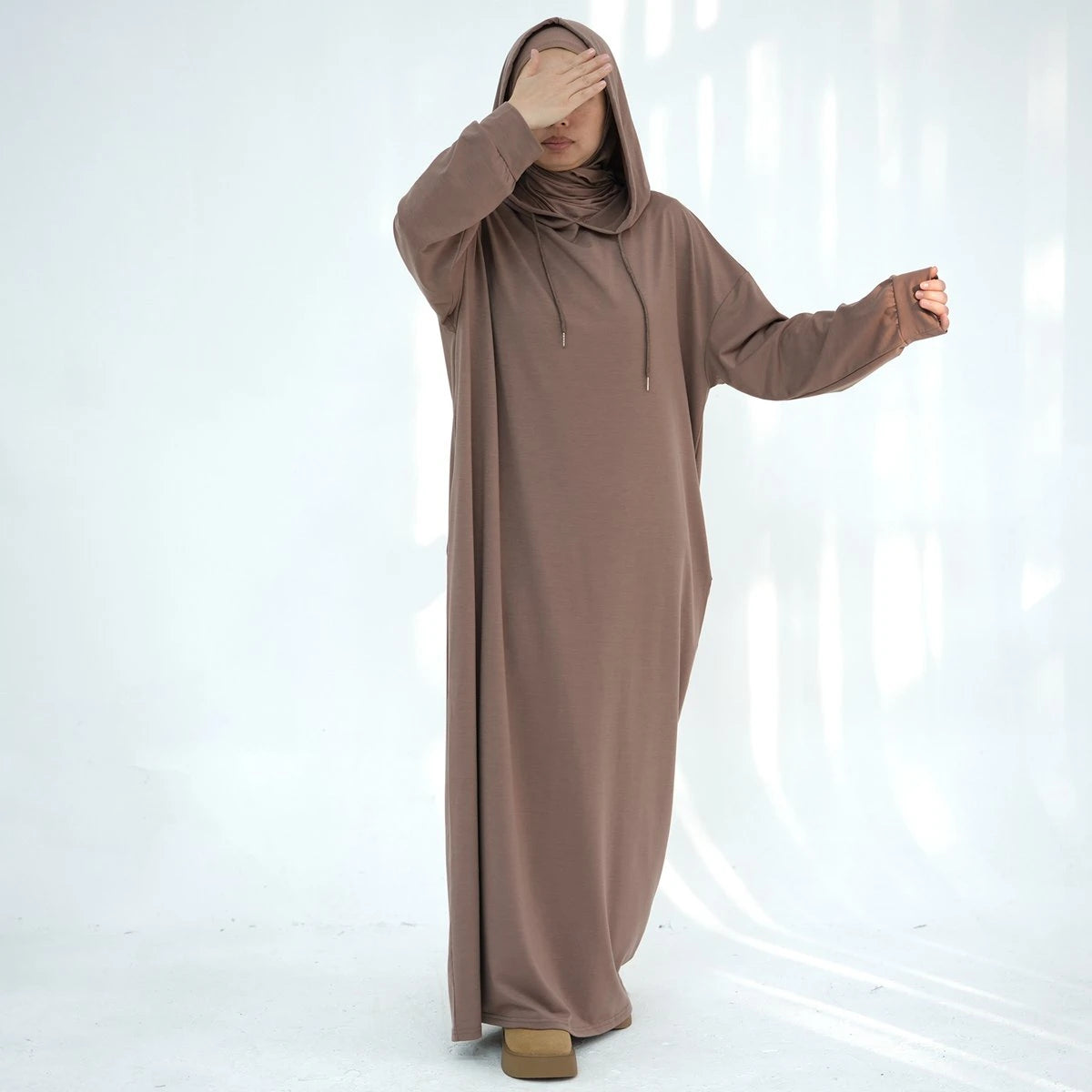 فستان عباية بغطاء رأس #24921