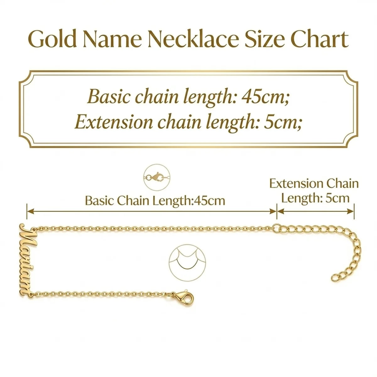 قلادة اسم شخصية - عربي وإنجليزي #Q2