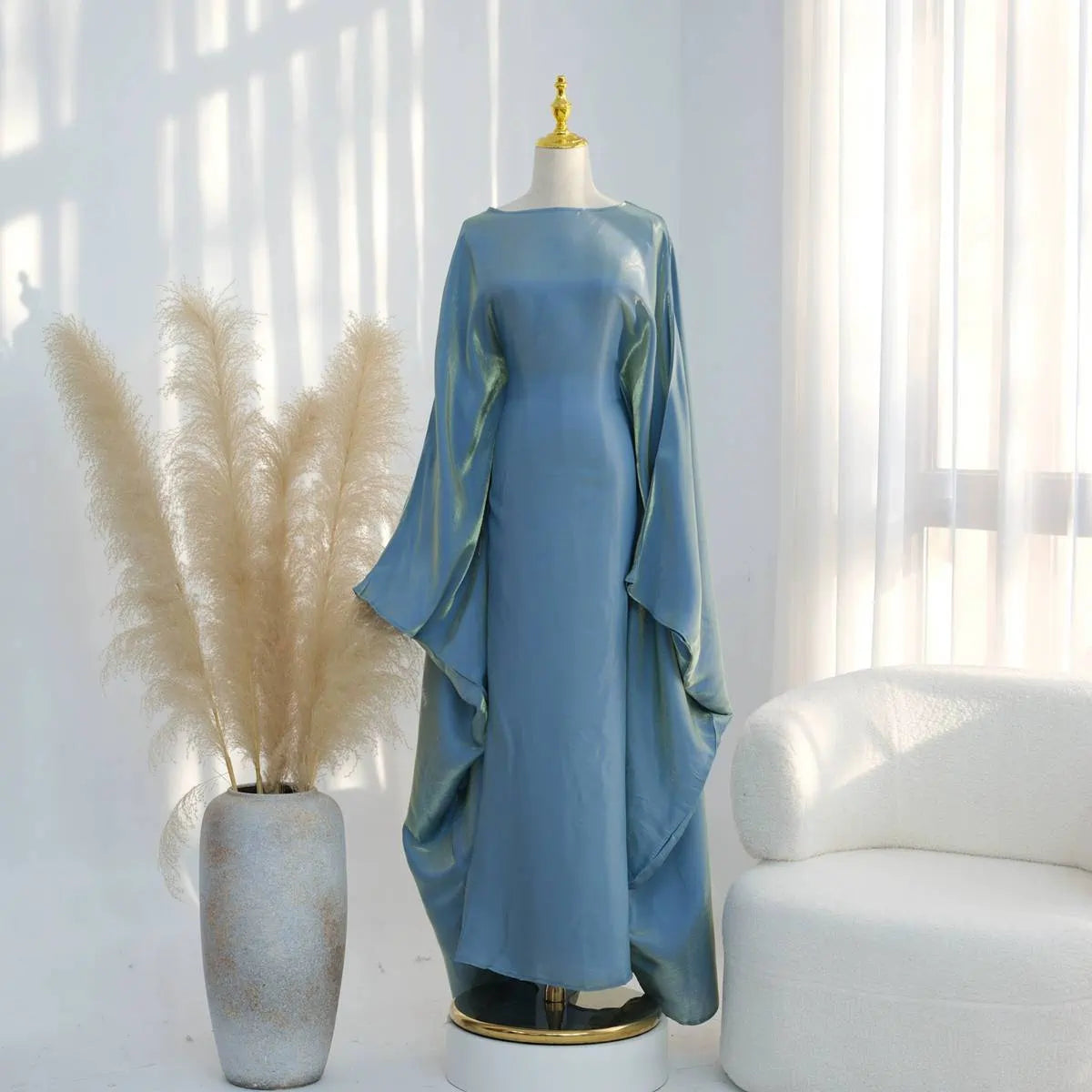 فستان عباية لامع - ٢٠ لونًا