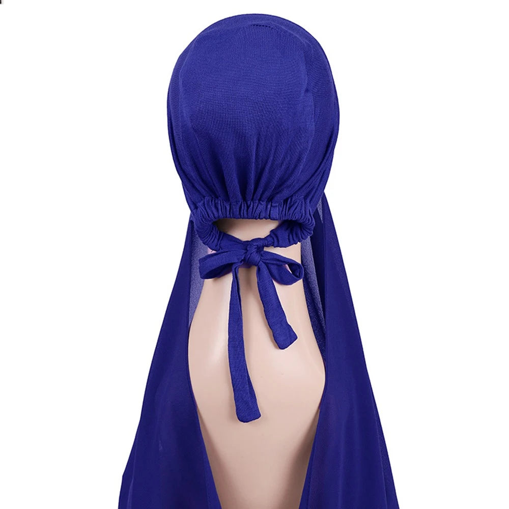 Hijab With Matching Undercap Attached For Muslim Women #25001