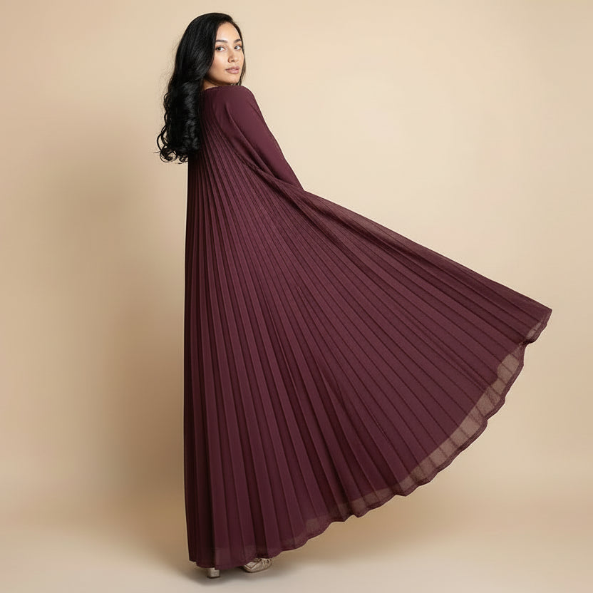Muslim Women Fashion Cardigan Open Abaya Dress
