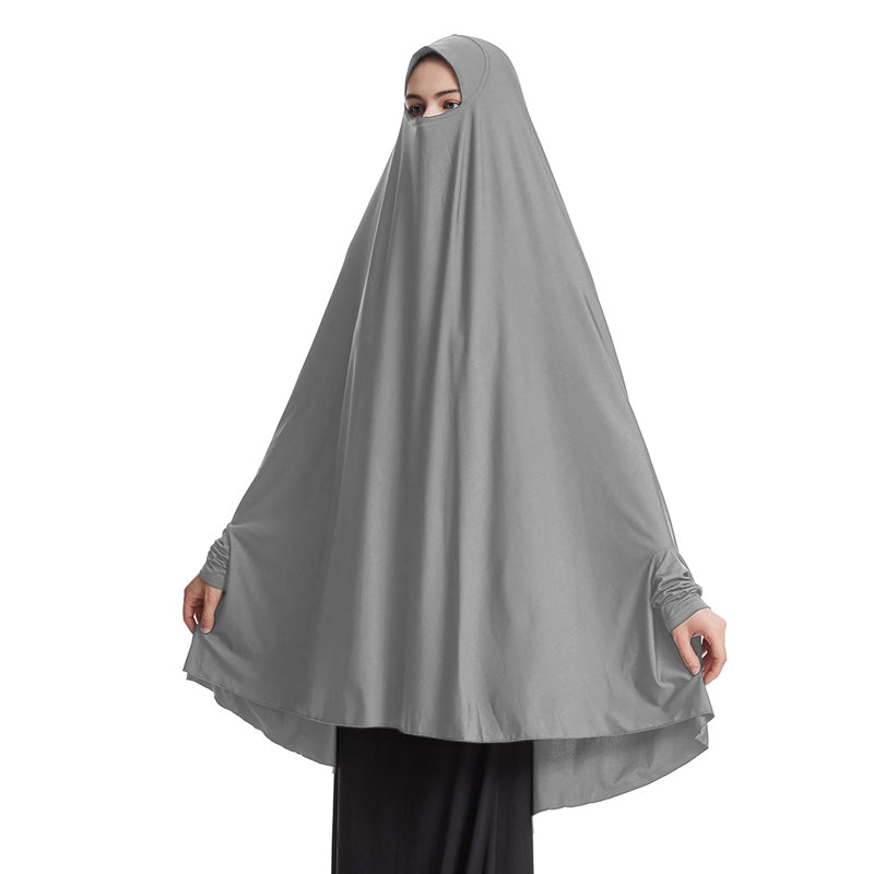 10 Color Options Jilbab Sleeved