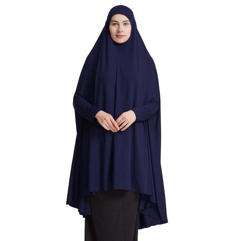 10 Color Options Muslim Women Sleeved Jilbab
