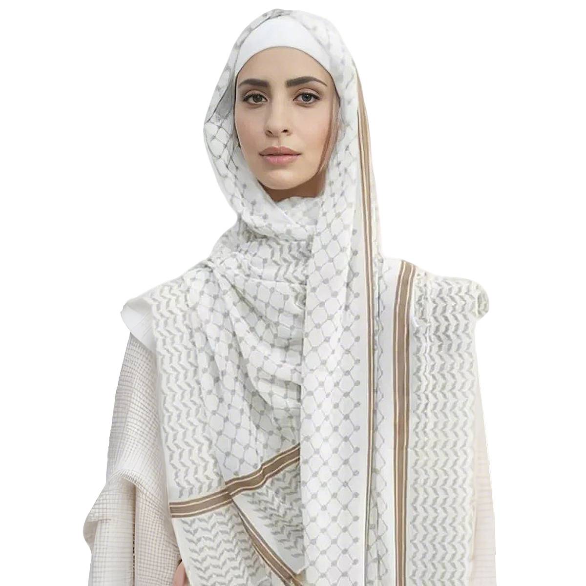 20 Colors Options Chiffon Keffiyeh Palestine Hijab For Women