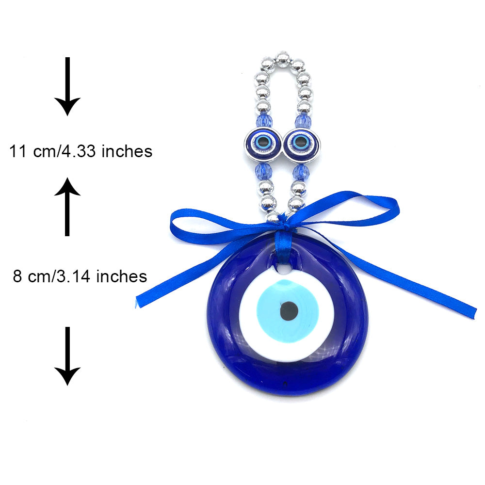 Blue Evil Eye Decor Wall Hanging Ornament Door Hanger Home Protection #EBE051