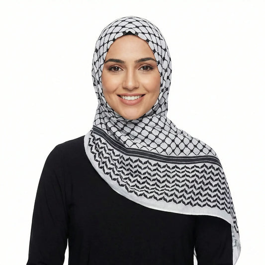 20 Colors Options Chiffon Keffiyeh Palestine Hijab For Women