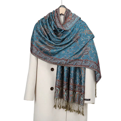 Muslim Women  Embroidery Tassel Hijab Scarf #26VS737