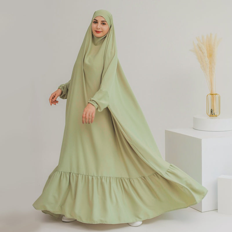 Nida Long Robe Prayer Dress Overhead Abaya Dress Jilbab