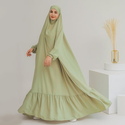 Nida Long Robe Prayer Dress Overhead Abaya Dress Jilbab