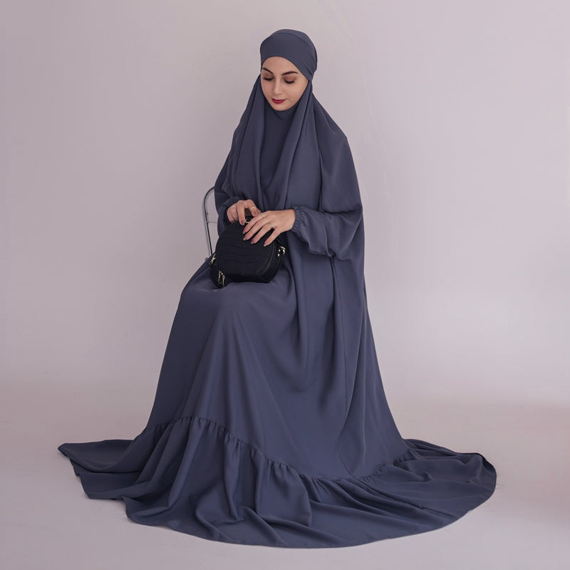 Nida Long Robe Prayer Dress Overhead Abaya Dress Jilbab