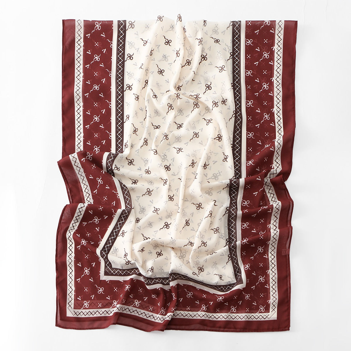 Muslim Women Chiffon Printed Hijab Scarf Shawl #26YW500