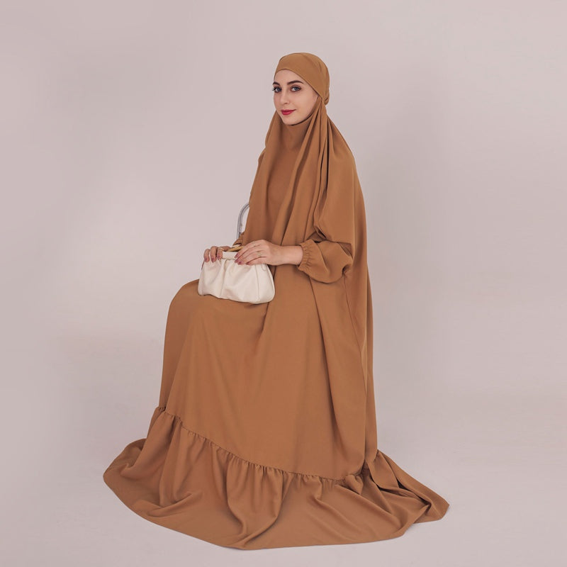 Nida Long Robe Prayer Dress Overhead Abaya Dress Jilbab