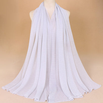 Muslim Women Gold Thread Hijab Scarf #26YW71