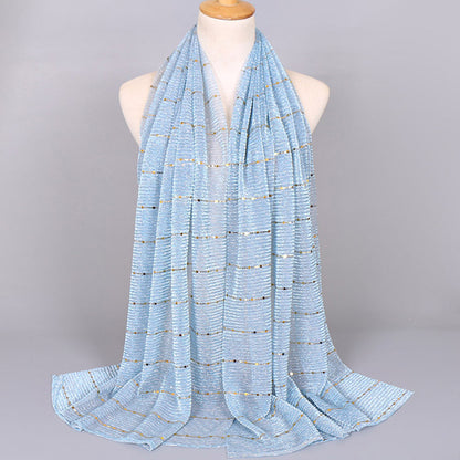 Muslim Women Sequins Hijab Scarf #26VS064