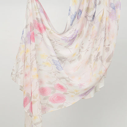 Muslim Women Chiffon Printed Hijab Scarf #26YW578