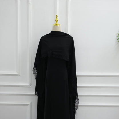 Muslim Women Nida Abaya Dress With Cape #261363