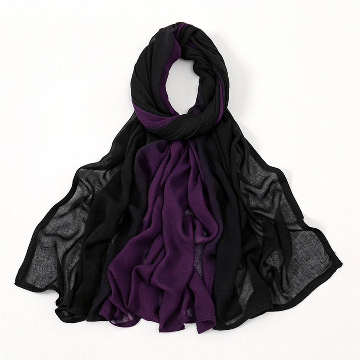 Muslim Women Color Gradient Hijab Scarf #26VS812