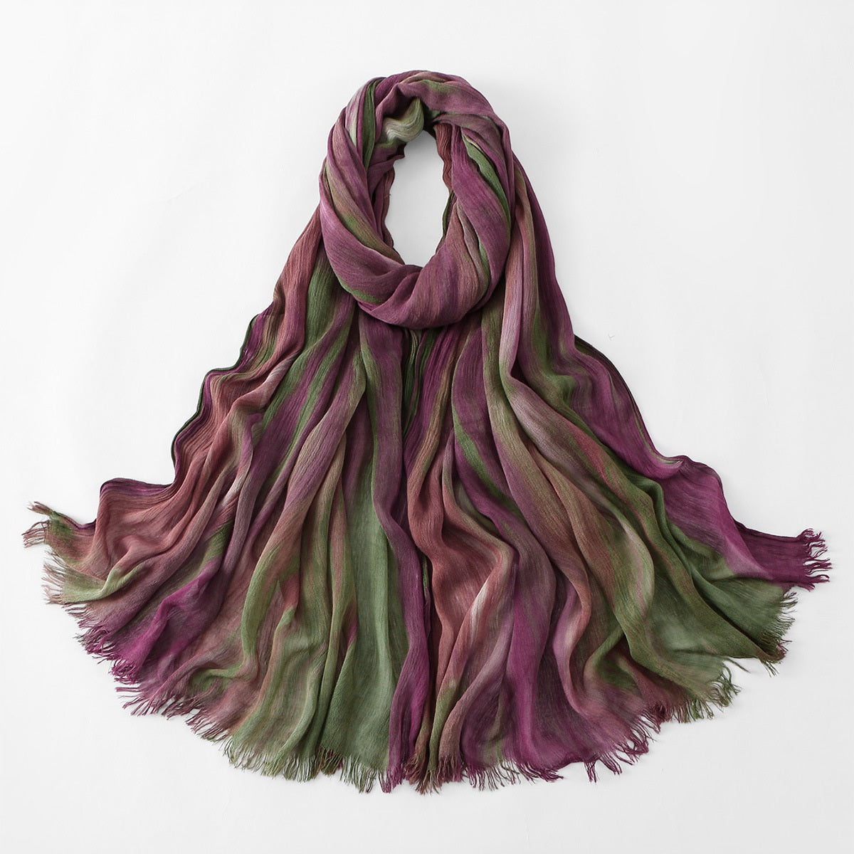 Muslim Women Dyeing Hijab Scarf #26VE134