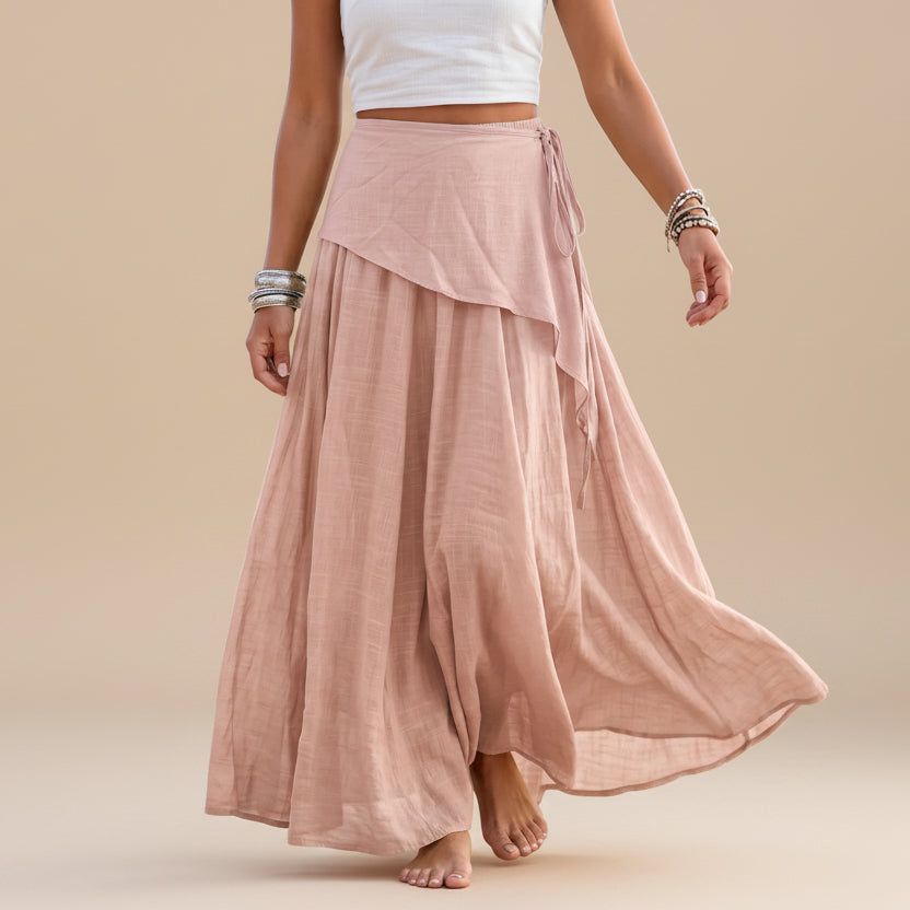 Plain Modest Maxi Skirt #269057