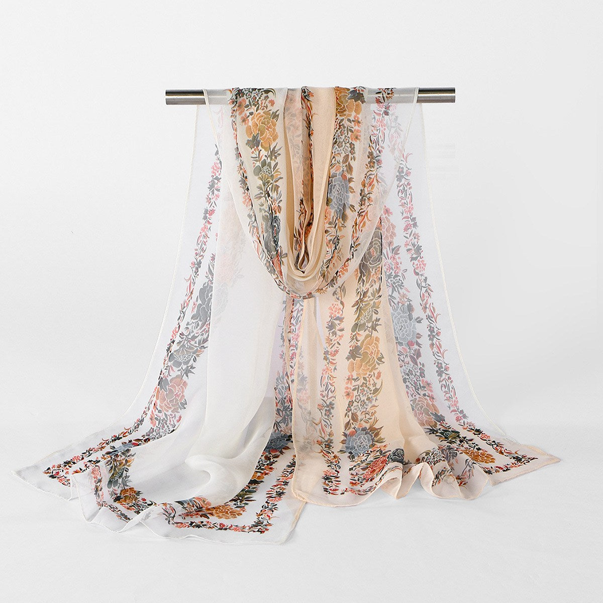 Muslim Women Floral Printed Hijab Scarf #26QQ017