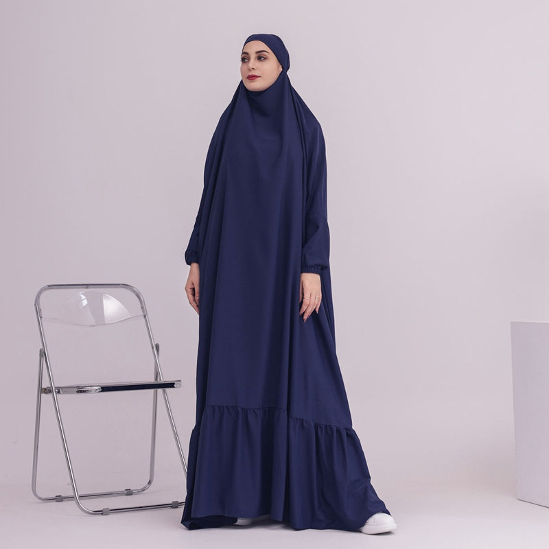 Nida Long Robe Prayer Dress Overhead Abaya Dress Jilbab