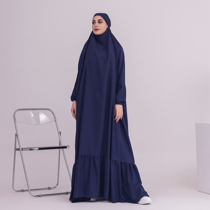 Nida Long Robe Prayer Dress Overhead Abaya Dress Jilbab