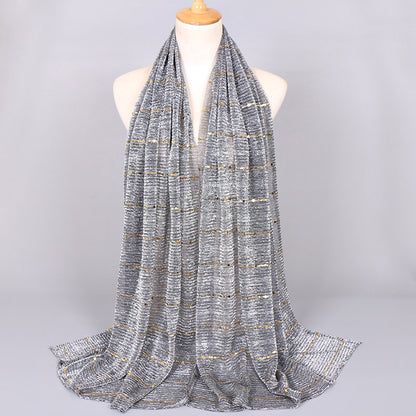 Muslim Women Sequins Hijab Scarf #26VS064