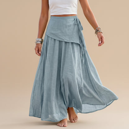 Plain Modest Maxi Skirt #269057