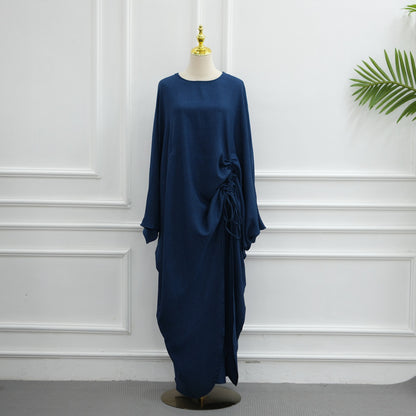 Muslim Women Daily Wear 2 Pieces Tops And Pants Suit Set #261345