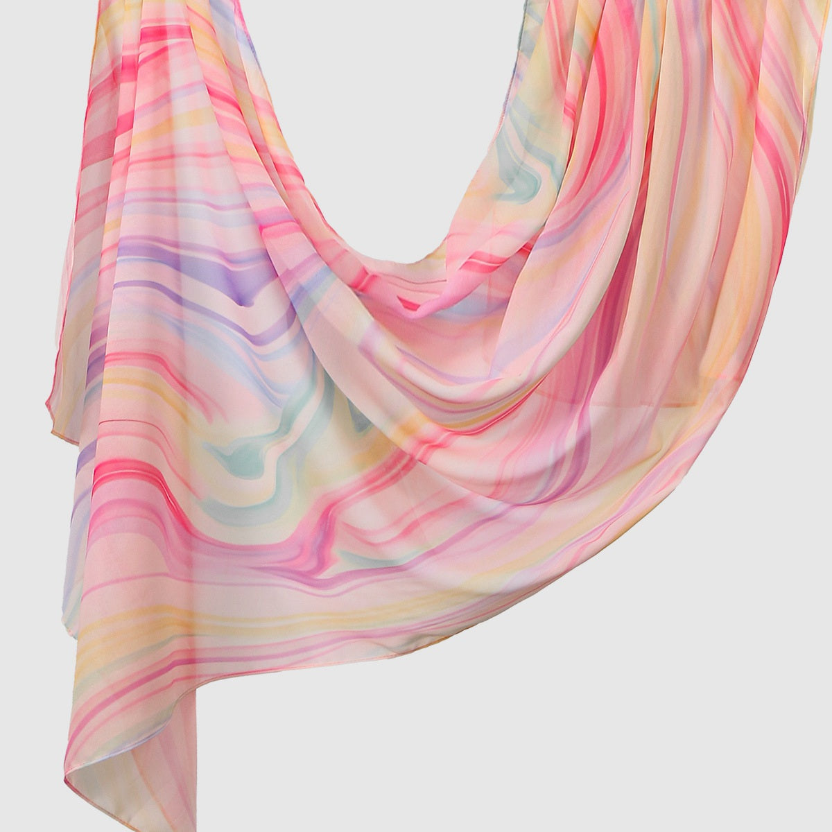 Muslim Women Chiffon Printed Hijab Scarf #26YW578