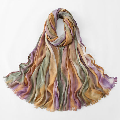 Muslim Women Dyeing Hijab Scarf #26VE134