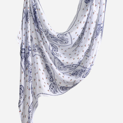Muslim Women Voile Printed Hijab Scarf Shawl #26YW501