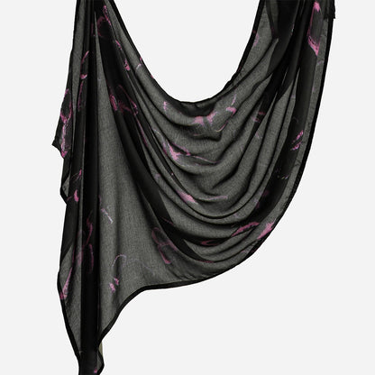 Muslim Women Voile Printed Hijab Scarf Shawl #26YW501