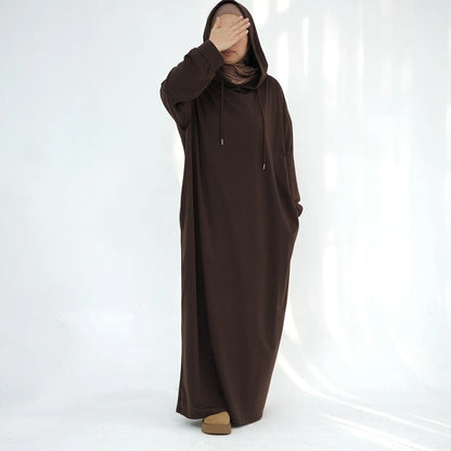 فستان عباية بغطاء رأس #24921