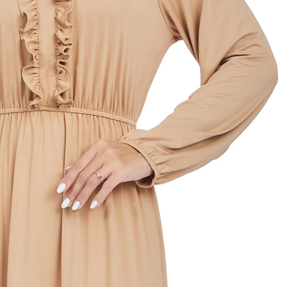 فستان عباية محبوك #25T943
