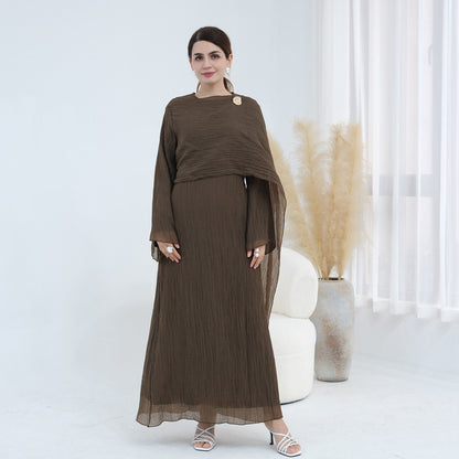 Double Layer Abaya Dress #251088