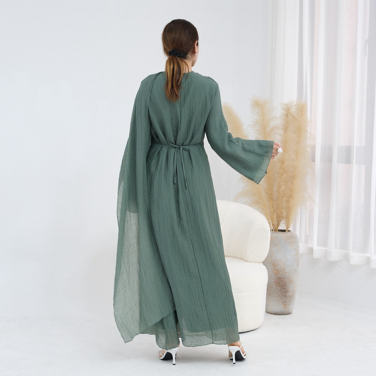 Double Layer Abaya Dress #251088