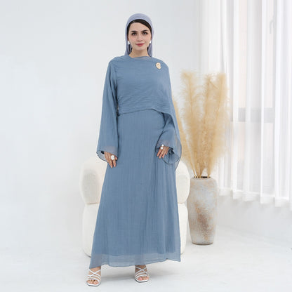 Double Layer Abaya Dress #251088