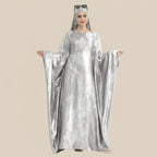 Bronzing Gleam Butterfly Batwing Farasha Abaya Dress #26778