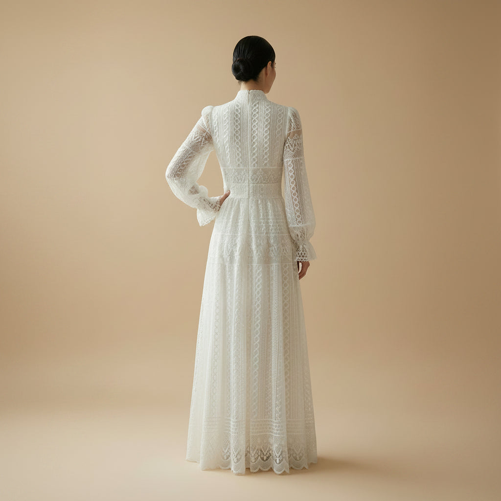 عباية فستان طبقتين بتطريز رائع #261240