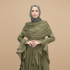 فستان عباية نسائي مسلم بكاب #261169