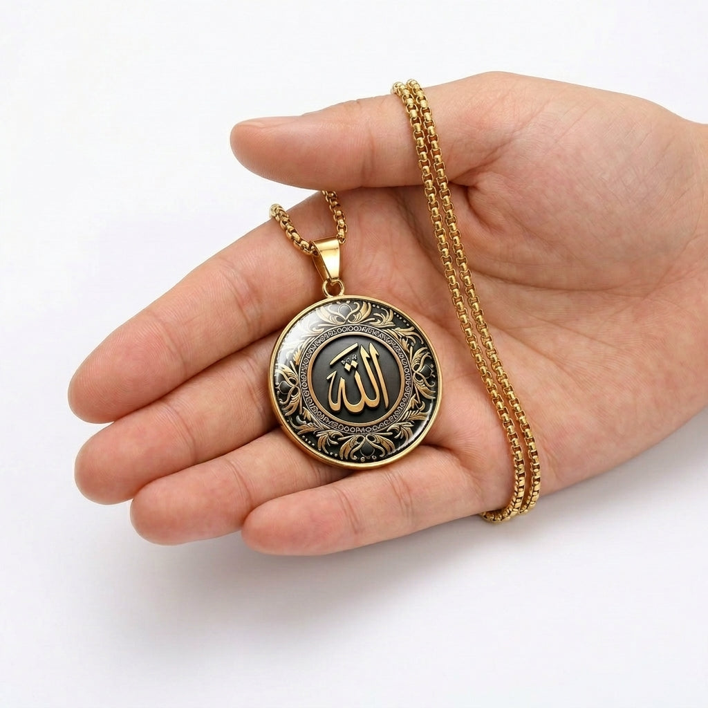 Islamic Allah Pendant Necklace Jewelry