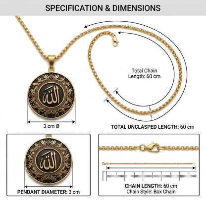 Islamic Allah Pendant Necklace Jewelry