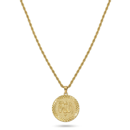 Gold Arab Allah Necklace Islamic Muslim Jewelry