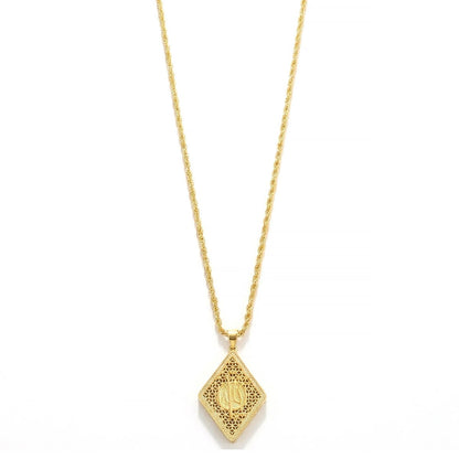 Islamic Muslim Arabic Calligraphy Allah Necklace Jewelry