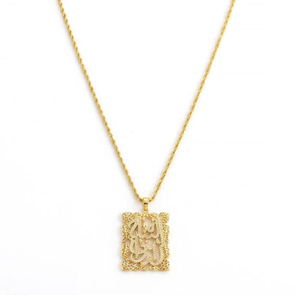 Arabic Calligraphy Pendant Islamic Muslim Jewelry #767