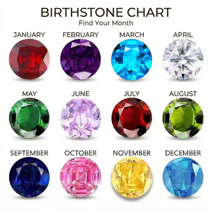 Custom Personalized Arabic & English Name Necklace With Birthstone #3ZX